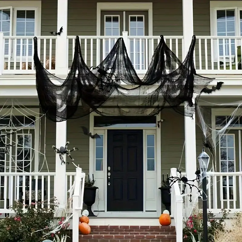 Filet d'Halloween PhantomWeb – Polyester noir pour intérieur & extérieur