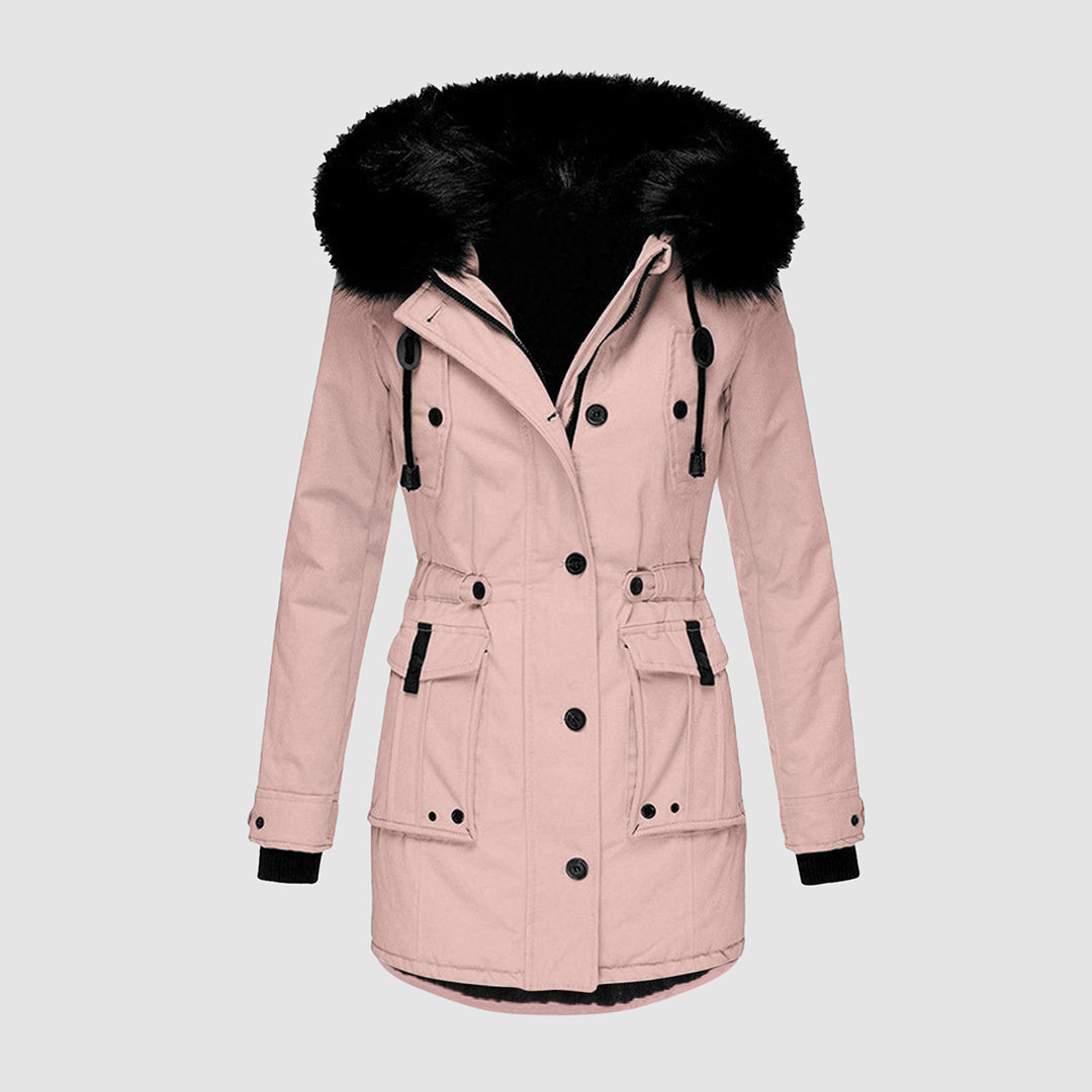 Manteau d'hiver élégant et réconfortant - stylé et confortable