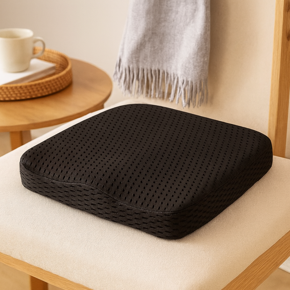 PosturaFlex | Coussin de siège ergonomique respirant en mémoire de forme