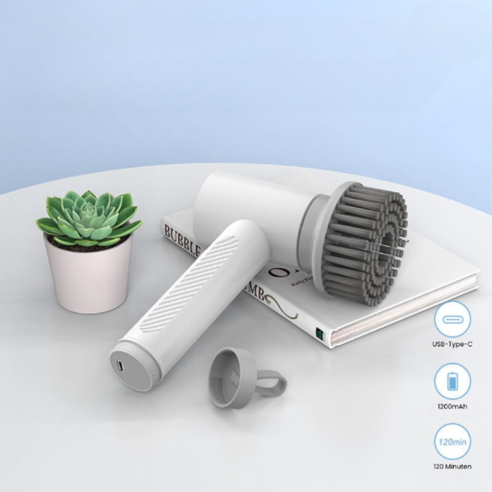 CleanForce – Brosse électrique de nettoyage professionnel pour cuisine et four