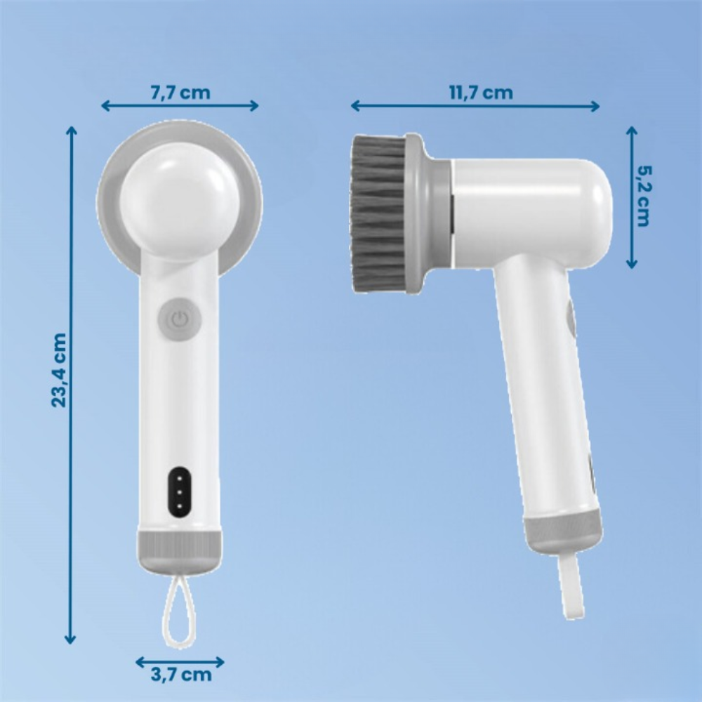 CleanForce – Brosse électrique de nettoyage professionnel pour cuisine et four