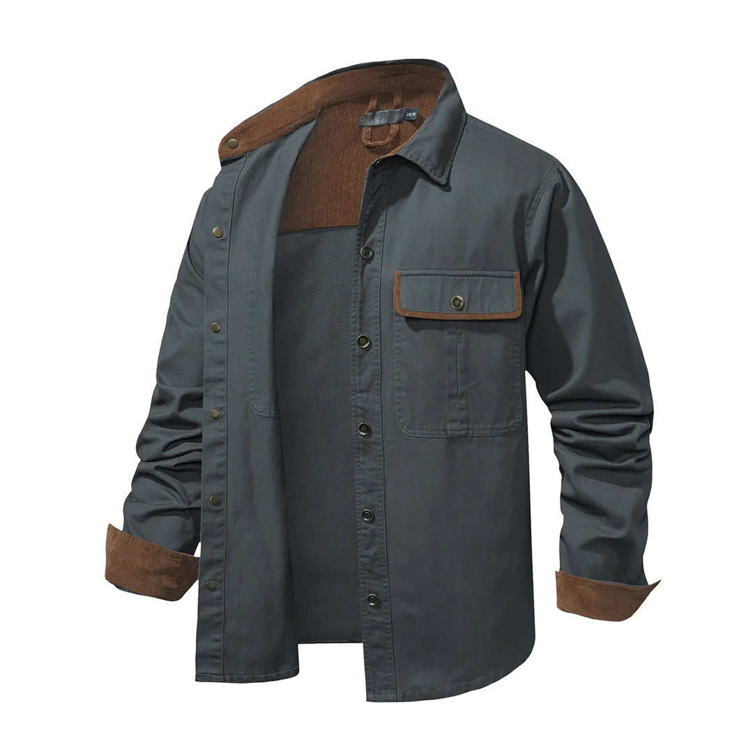 Chemise à manches longues Oliver avec boutons et col structuré