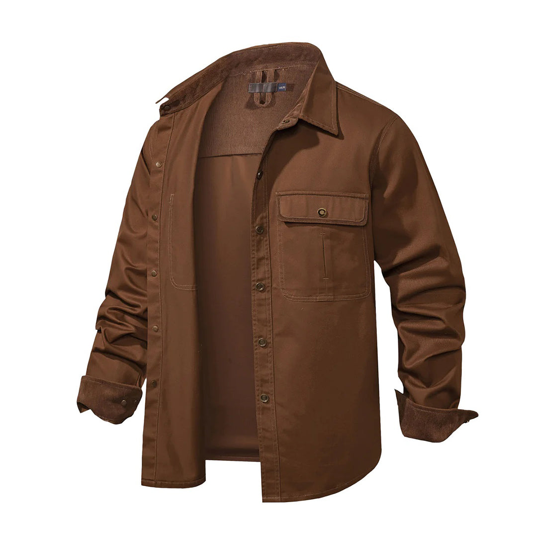 Chemise à manches longues Oliver avec boutons et col structuré
