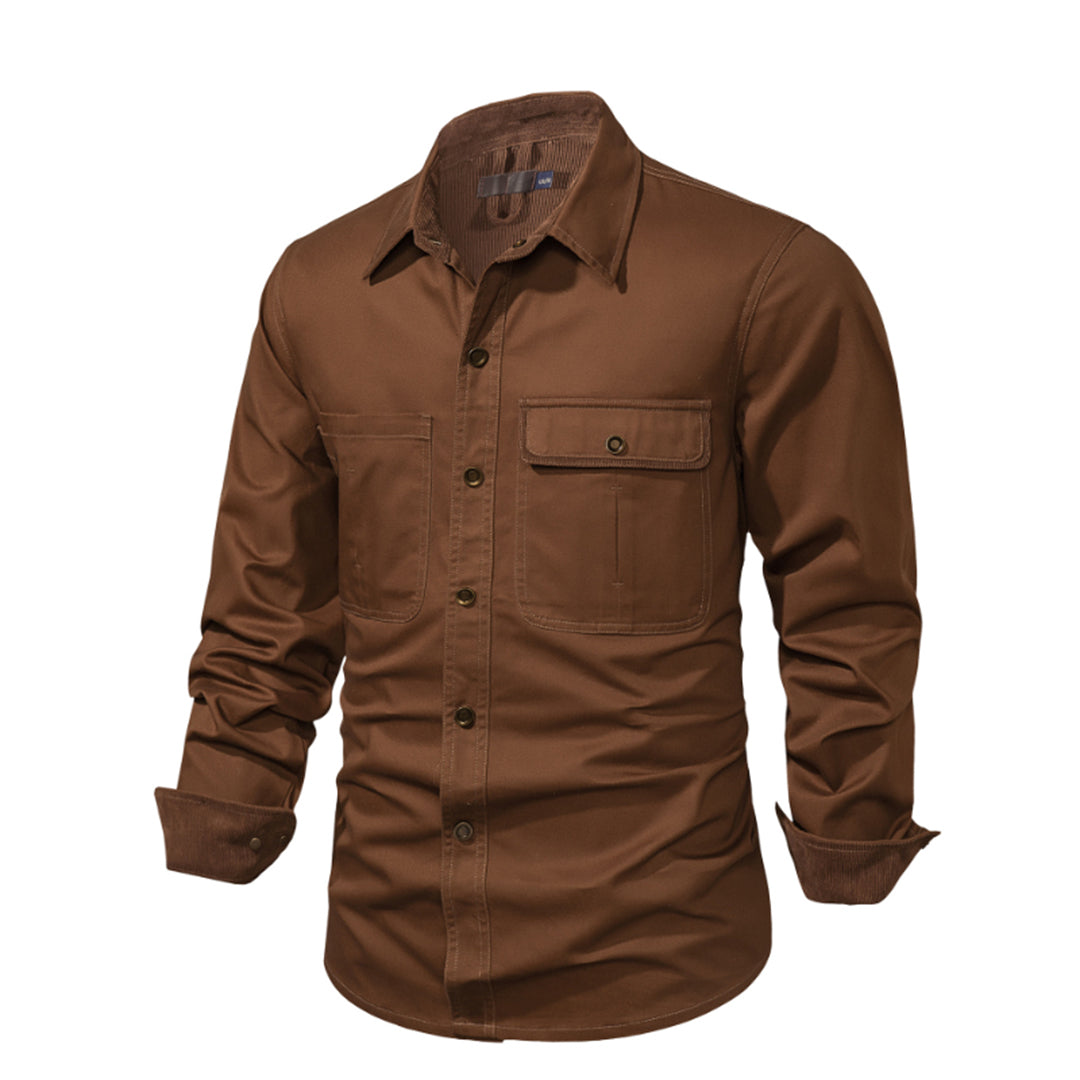 Chemise à manches longues Oliver avec boutons et col structuré