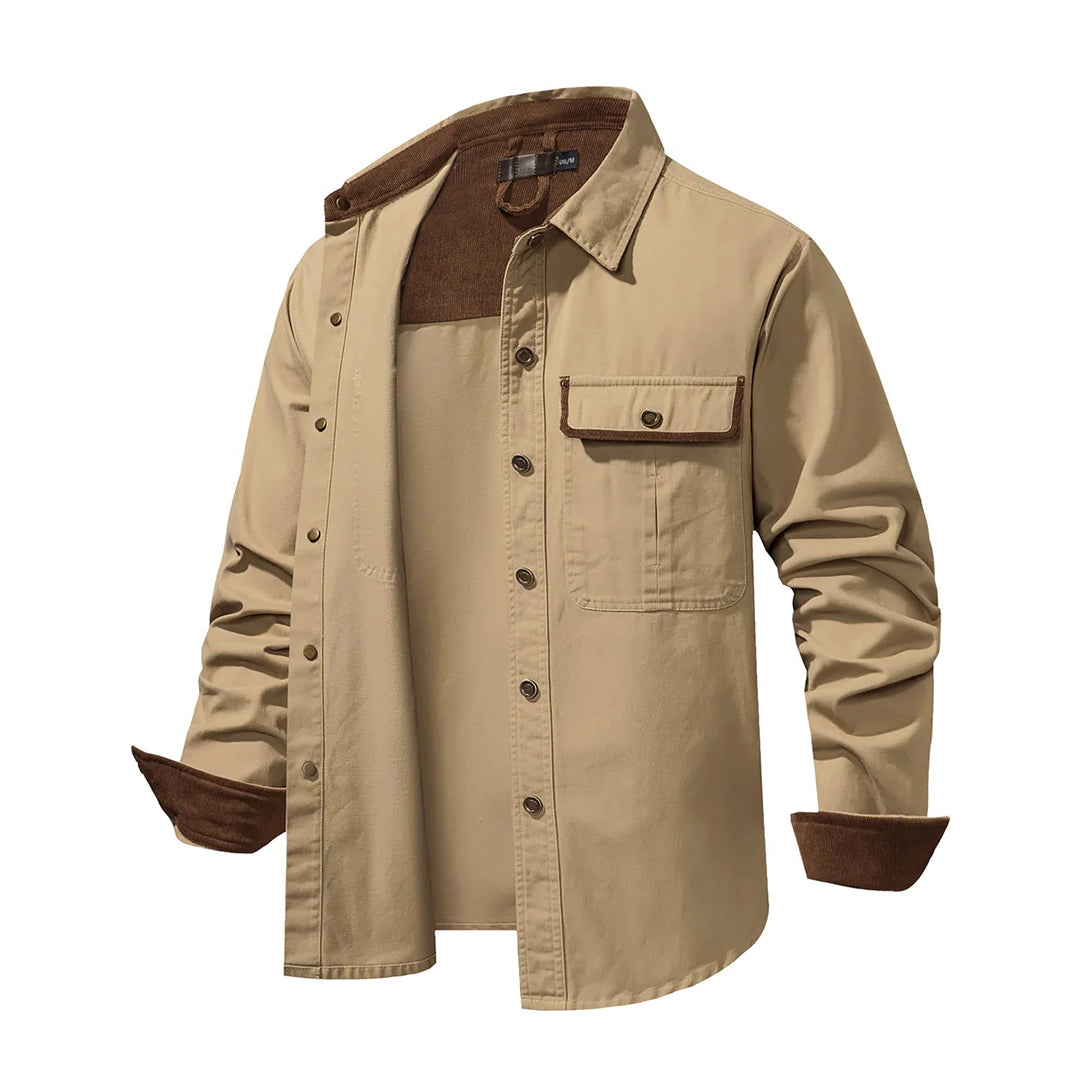 Chemise à manches longues Oliver avec boutons et col structuré