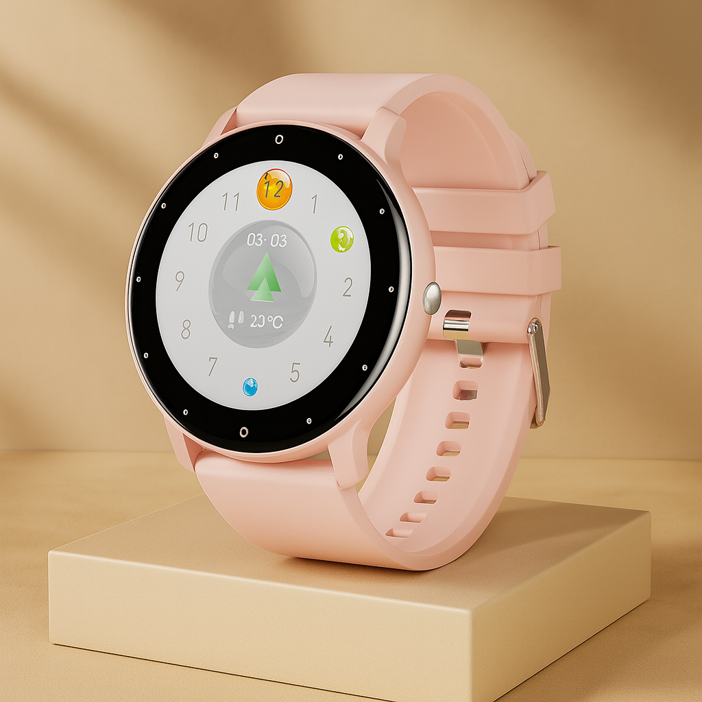 PulseSync | Montre connectée cardio avec surveillance cardiaque, notifications d'appels et de messages, et suivi de forme toute la journée