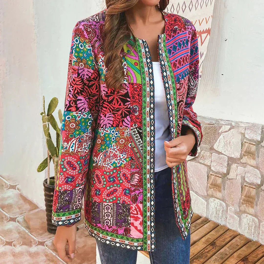 Alma – Cardigan Classique avec Encolure Ronde et Devant Ouvert