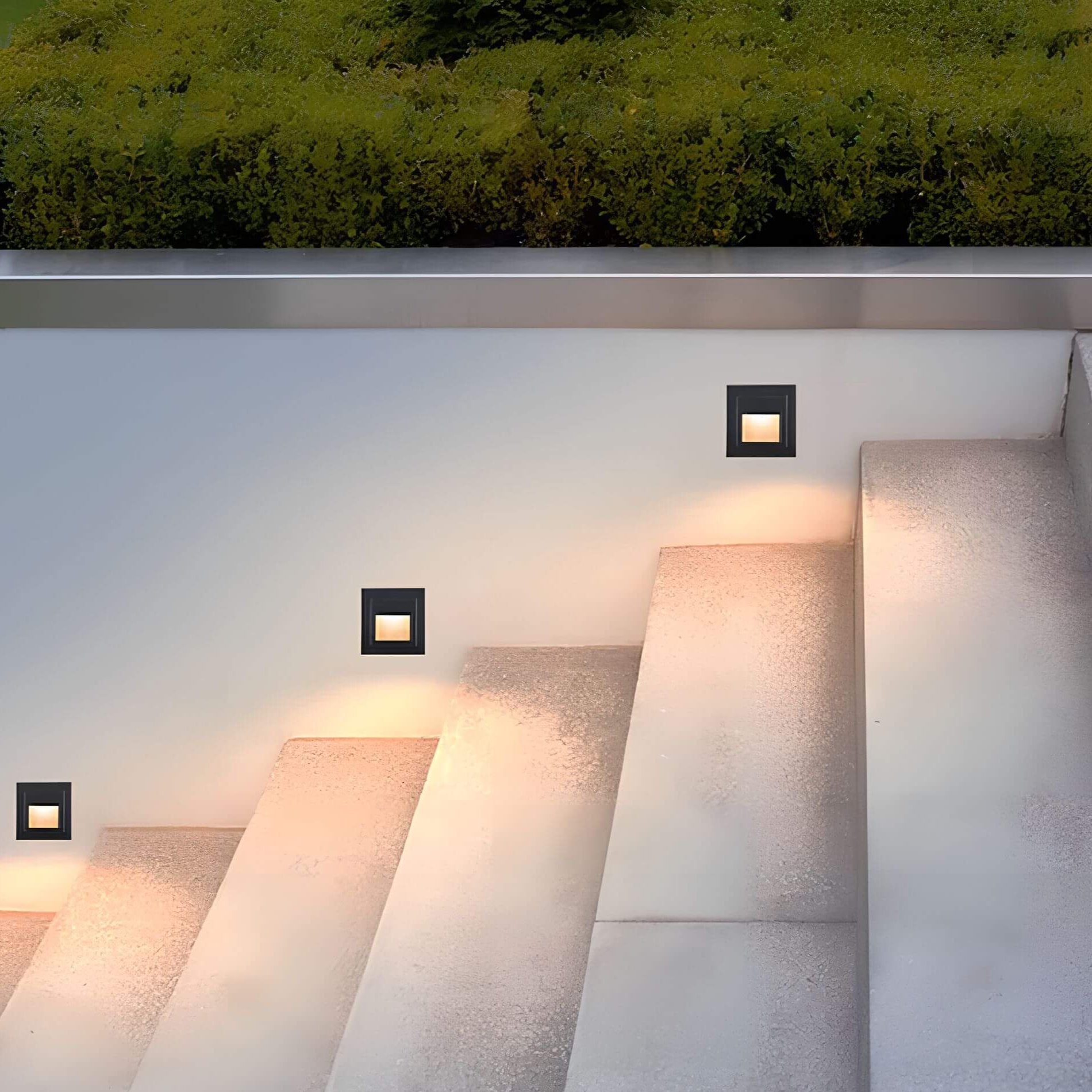 LumiStep – Lumière murale et d'escalier encastrée carrée