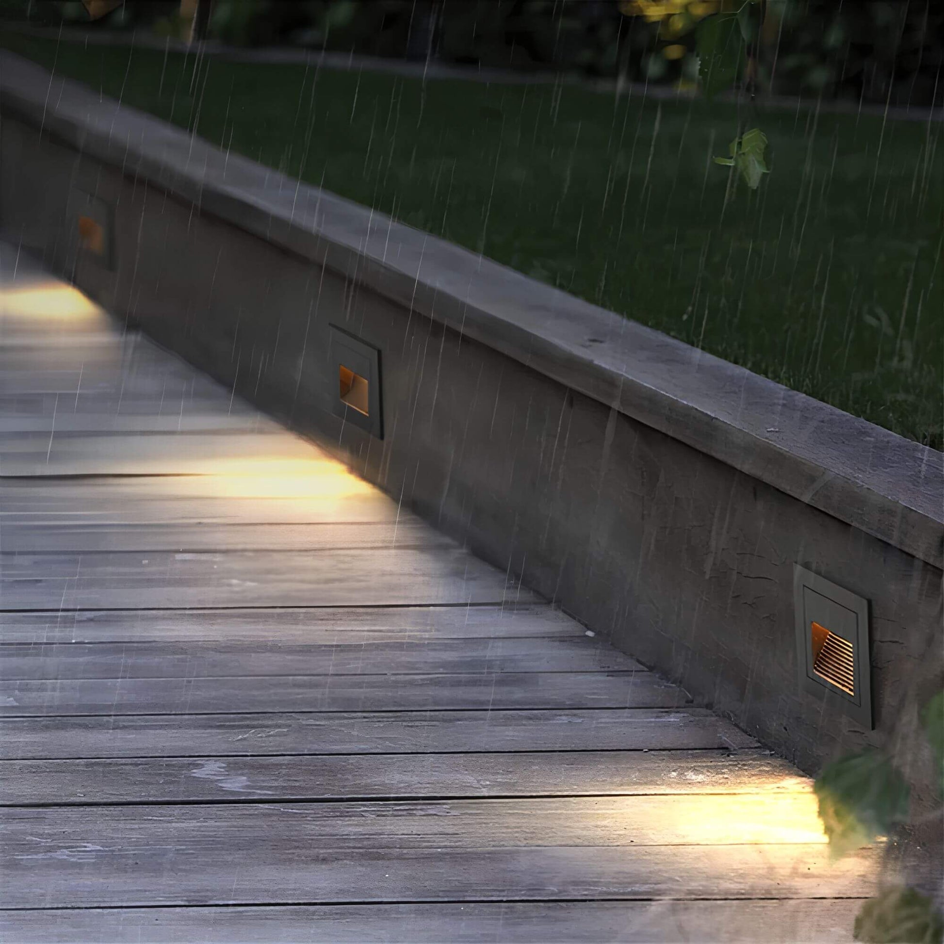LumiStep – Lumière murale et d'escalier encastrée carrée