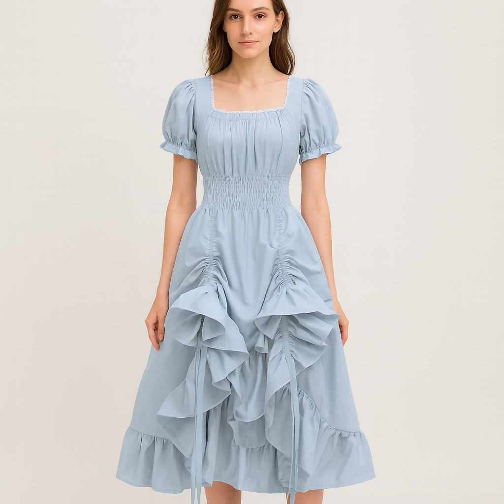 Robe RoyalBloom Renaissance – Robe pour femmes d'inspiration victorienne