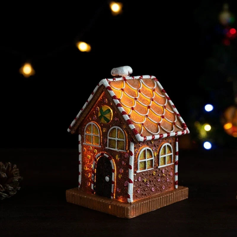 Décoration de maison en pain d'épices pour les fêtes
