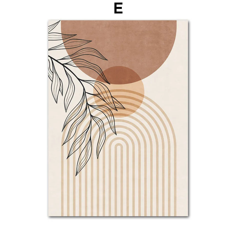 EarthEssence - Affiche murale minimaliste créative