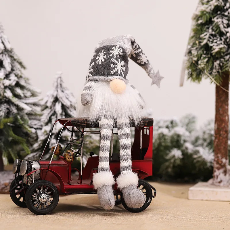 Poupée Gnome de Noël sans visage avec veilleuse
