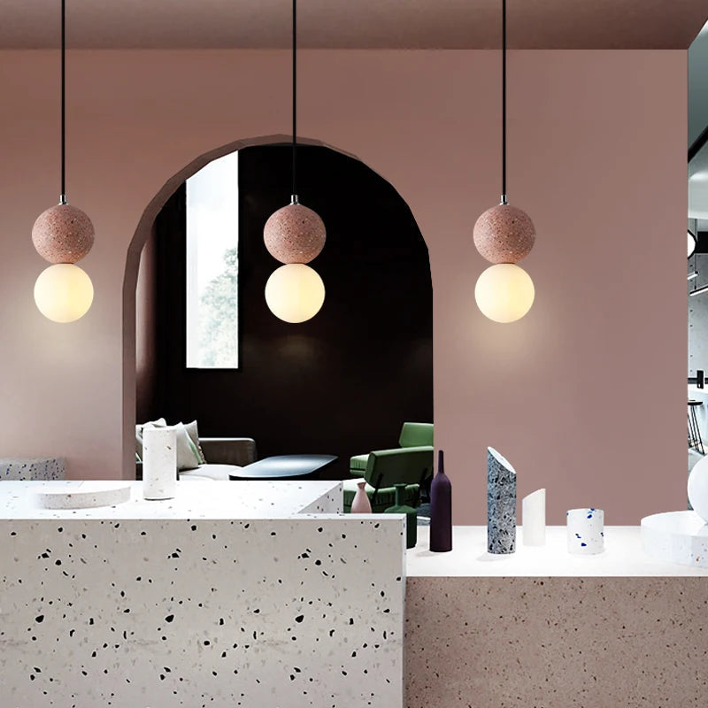 LumiOrb – Pendentif minimaliste avec écran en verre