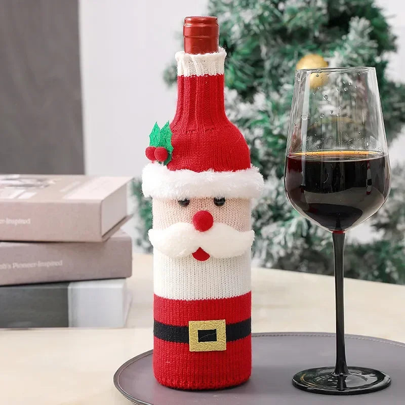 Couvre-bouteilles de vin festifs