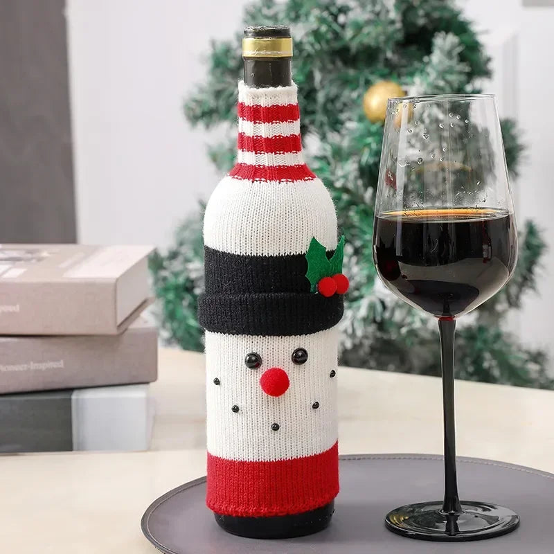 Couvre-bouteilles de vin festifs