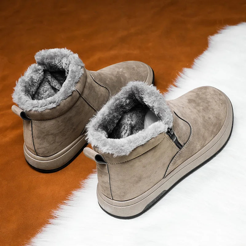 James - Bottes chaudes avec zip et doublure en fourrure