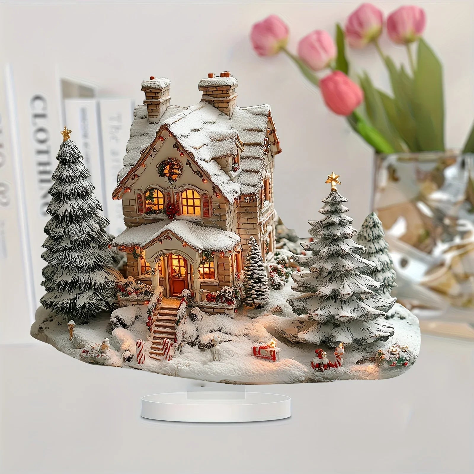 Décoration de Noël en acrylique SnowHouse