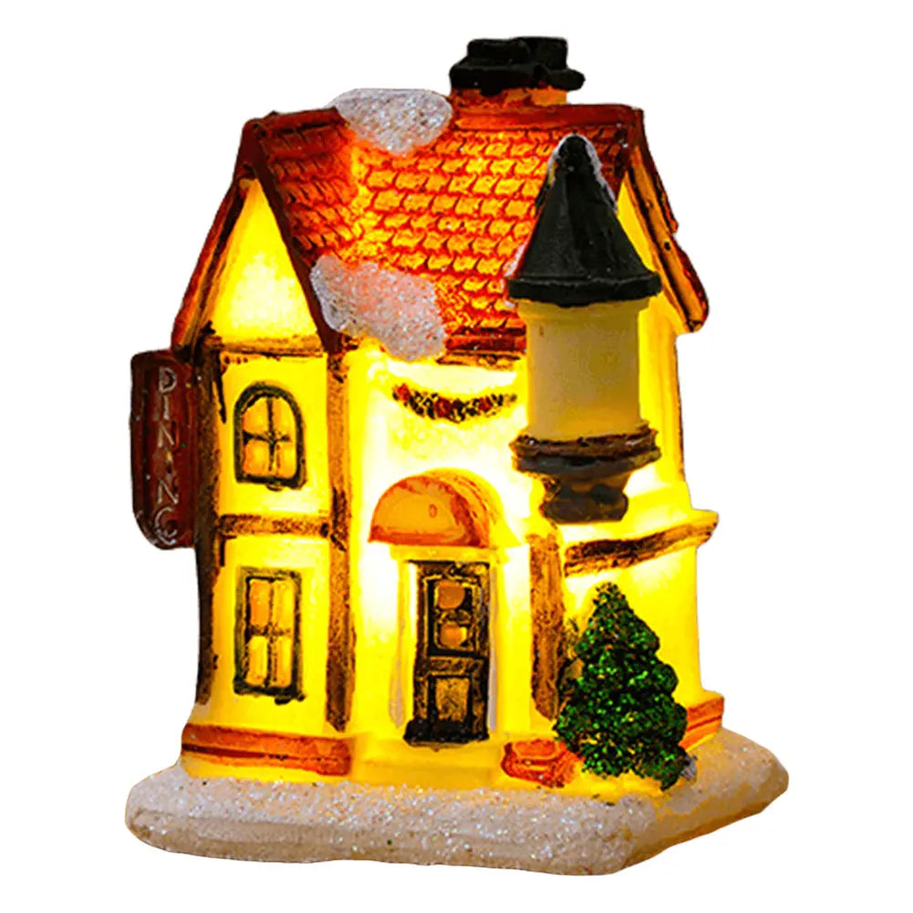 Maison de village de vacances illuminée