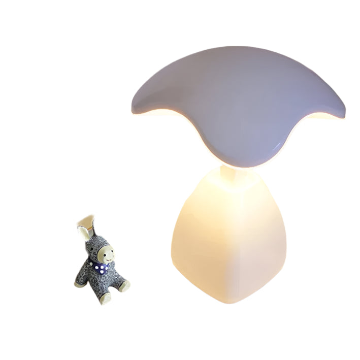 MushAura - Lampe tactile LED douce à lumière diffuse en forme d'éponge
