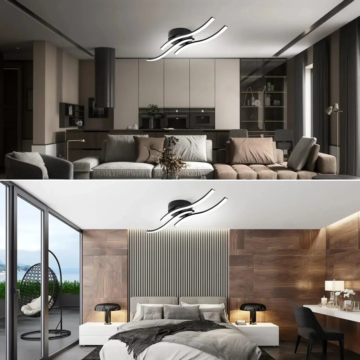 FormLume Applique de Plafond Sculptural
