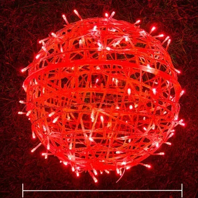 Lumières circulaires tressées pour une étincelle festive