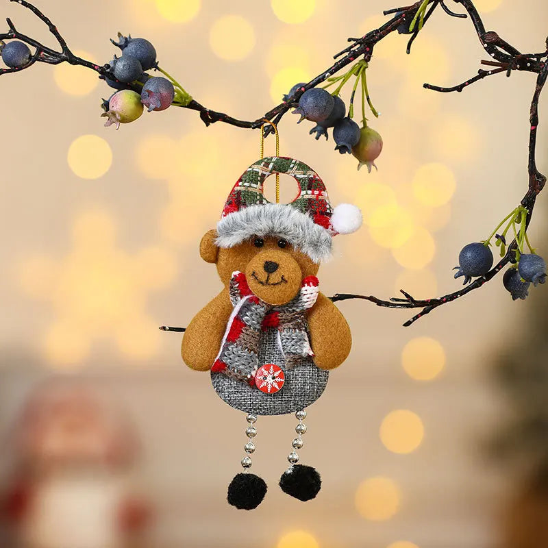 Ornements suspendus de l'équipe de Noël
