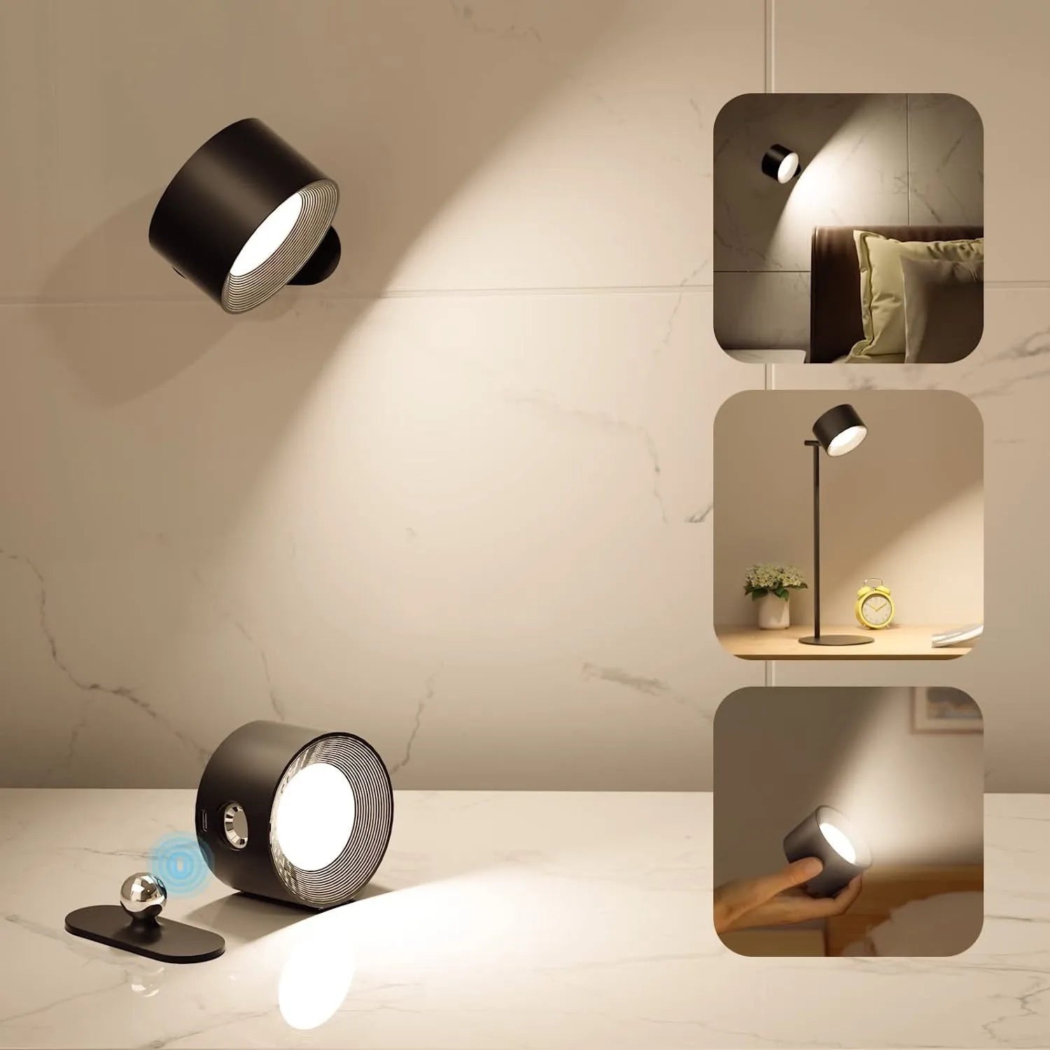 LumeGlow - Applique moderne avec contrôle de couleur et d'intensité lumineuse réglable