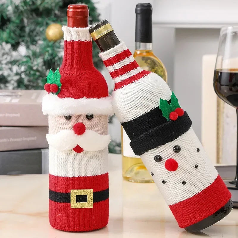 Couvre-bouteilles de vin festifs