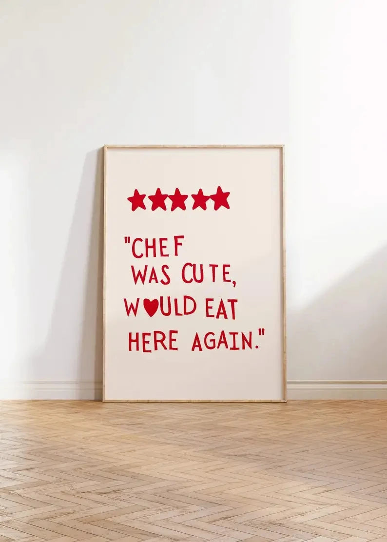 KitchenWhimsy - Décoration murale ludique avec affiches culinaires