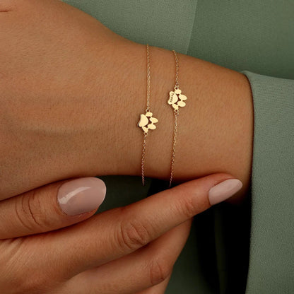 Bracelet Personnalisé avec Empreinte de Patte de Chien – Un Symbole d'Amour Inconditionnel