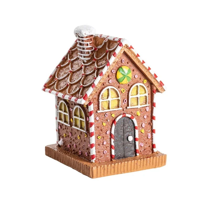 Décoration de maison en pain d'épices pour les fêtes