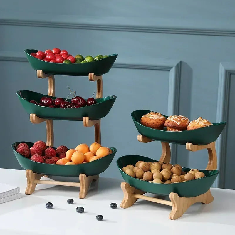 SnackNest - Plateau de service à plusieurs niveaux