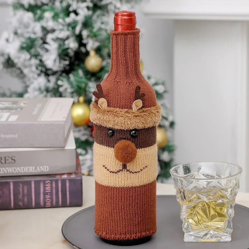 Couvre-bouteilles de vin festifs