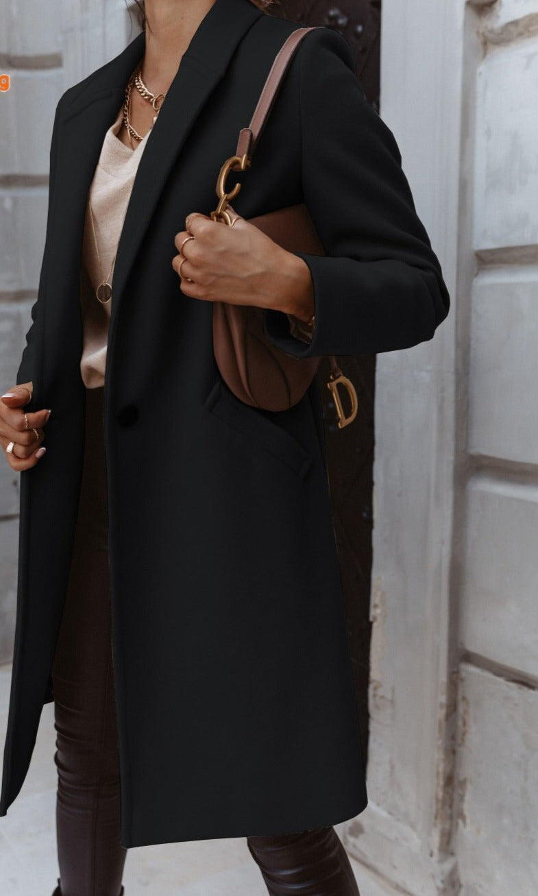 Manteau long classique Elena