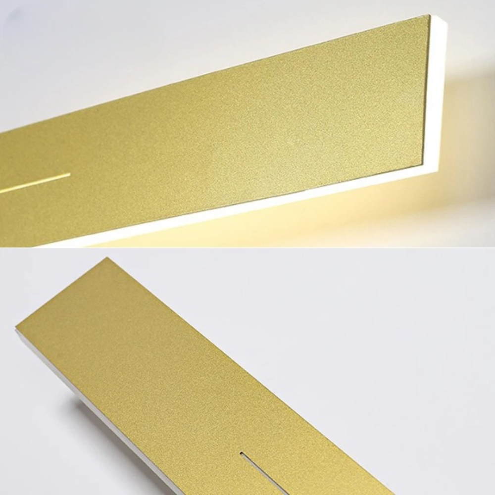 Ligne LED Strix - Applique murale intérieure en métal et acrylique pour salon et chambre