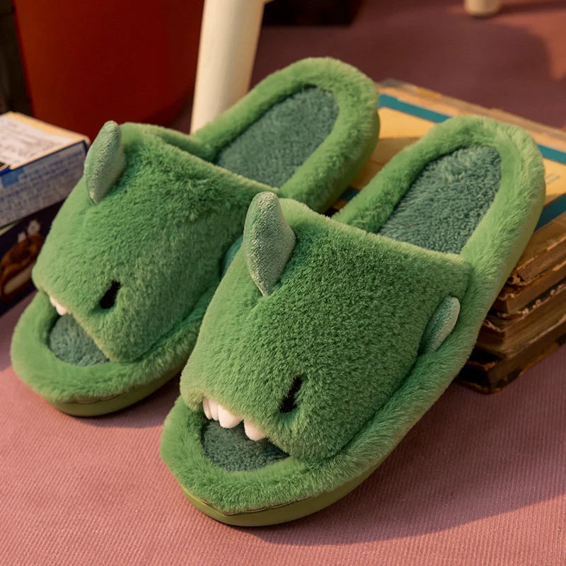 SharkSnug - Chaussons en peluche requin dessin animé pour enfants
