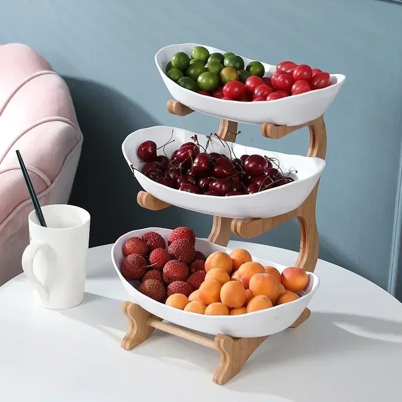 SnackNest - Plateau de service à plusieurs niveaux