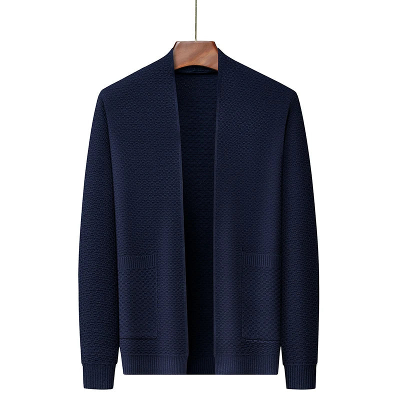 Matheo - Cardigan en maille ajusté avec poches