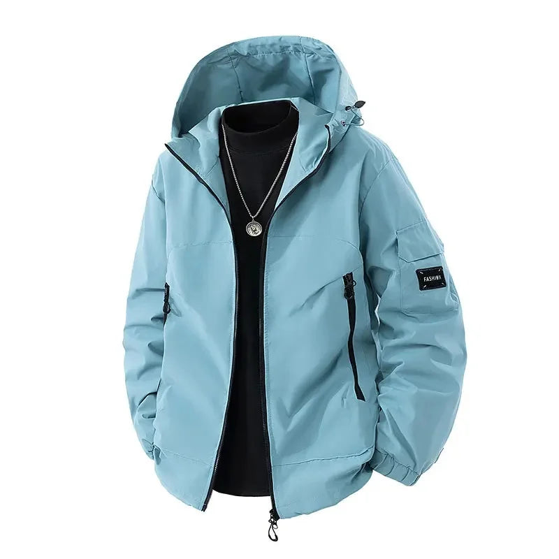 Veste de ski d'hiver pour homme avec capuche | Taille plus