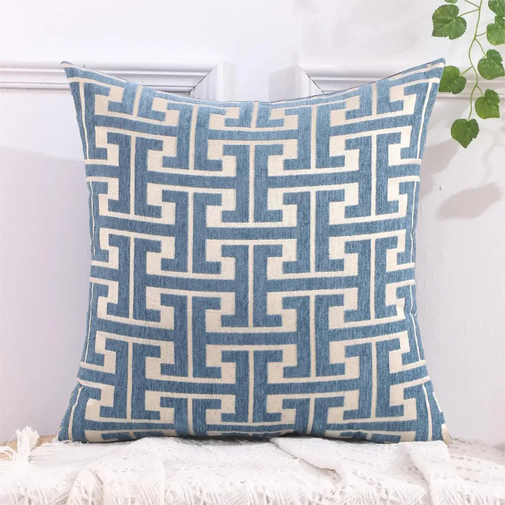 KeyMaster - Coussins décoratifs à motif géométrique