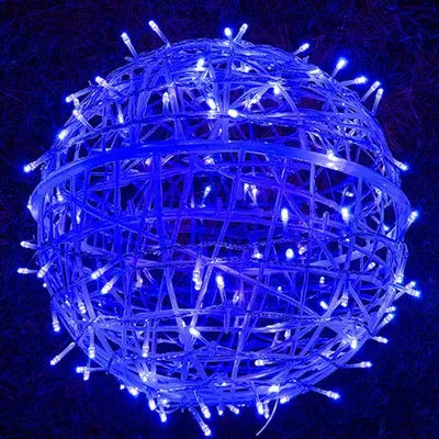 Lumières circulaires tressées pour une étincelle festive