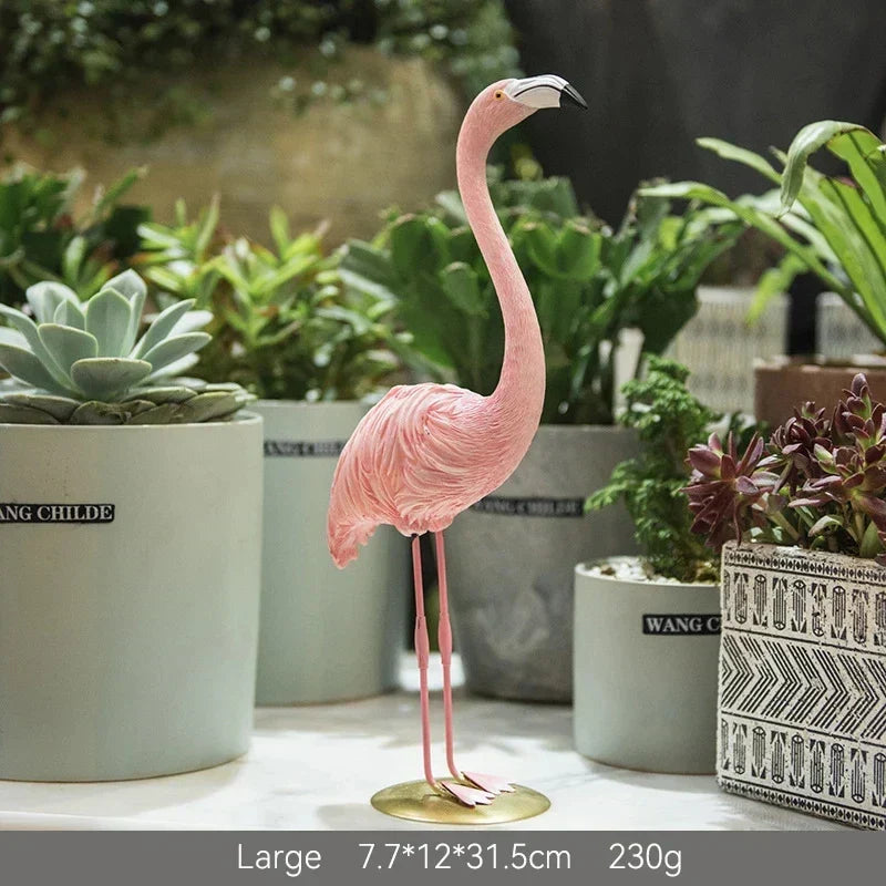 Figurine de flamant décoratif Flamora – Élégance et caractère unique pour votre maison