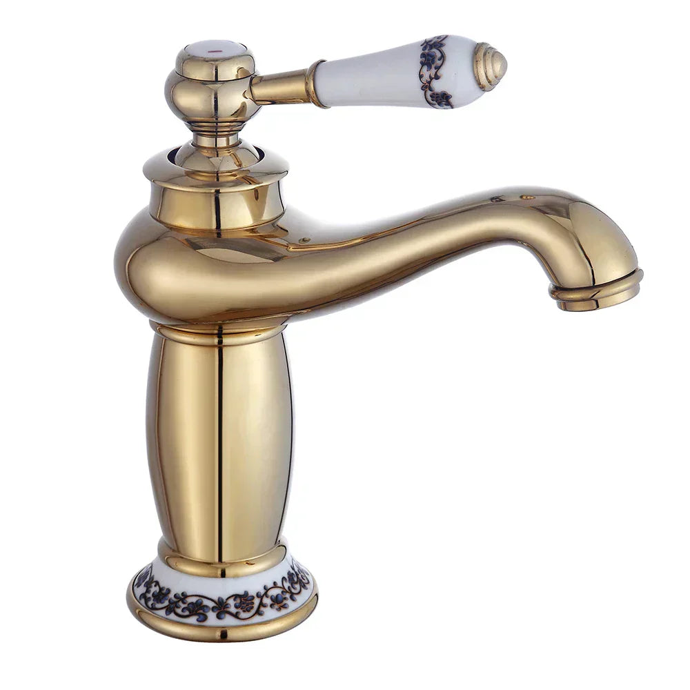 RetroGlans - Robinet de salle de bain au design vintage avec installation facile