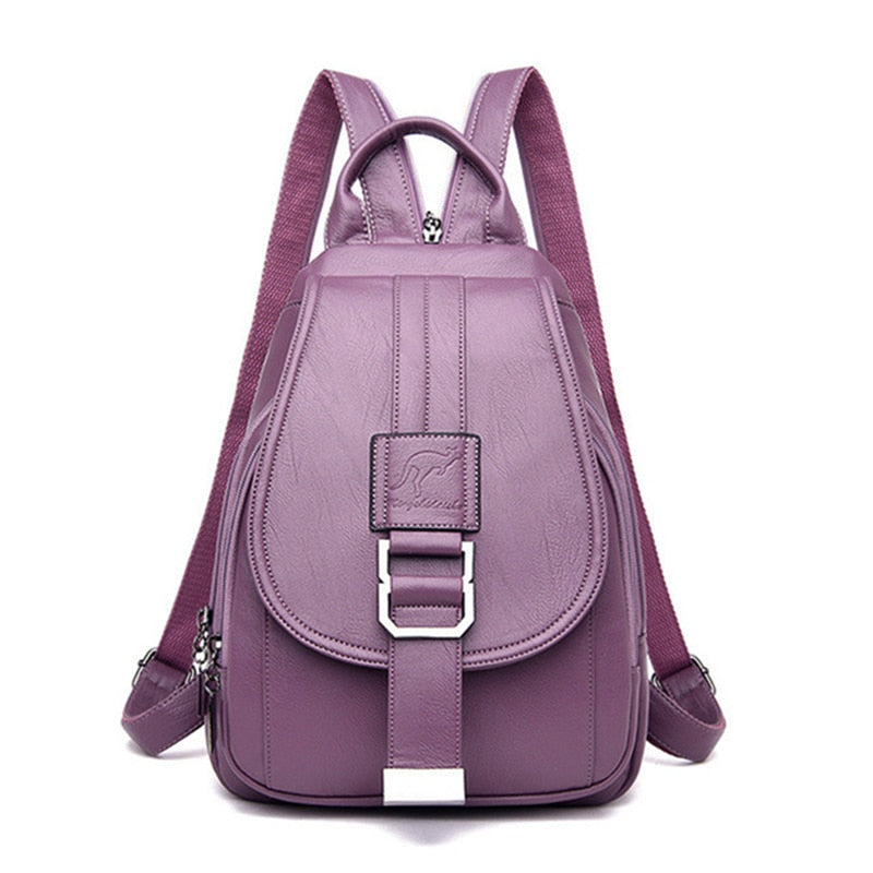 Sofia Sac à dos en cuir – Élégance intemporelle et fonctionnalité pratique