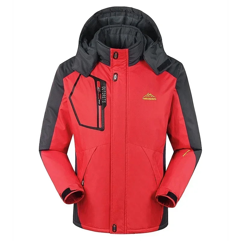 Veste de ski pour hommes avec capuche | Vêtements d'hiver