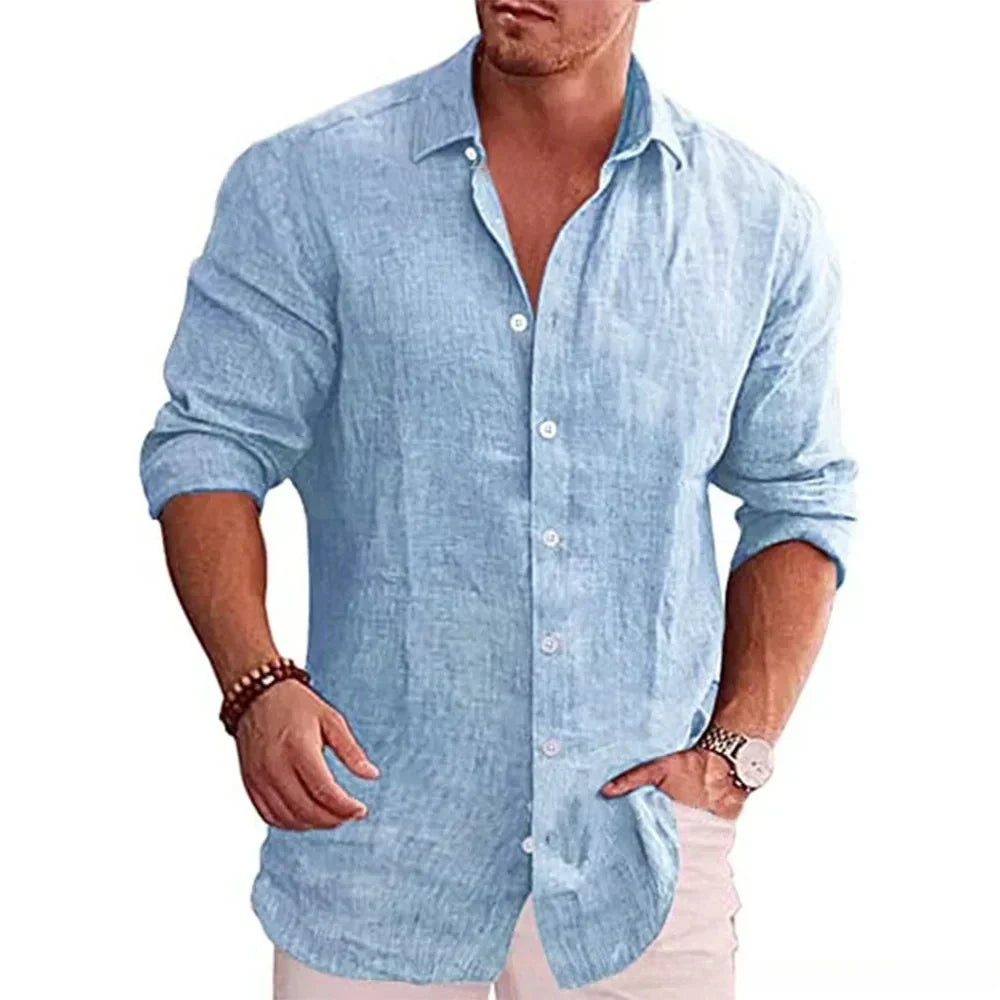 Chemise Décontractée à Manches Longues Oliver avec Boutonnage