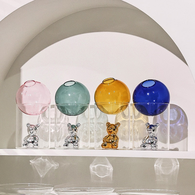 SphereGlow - Vase en verre minimaliste unique