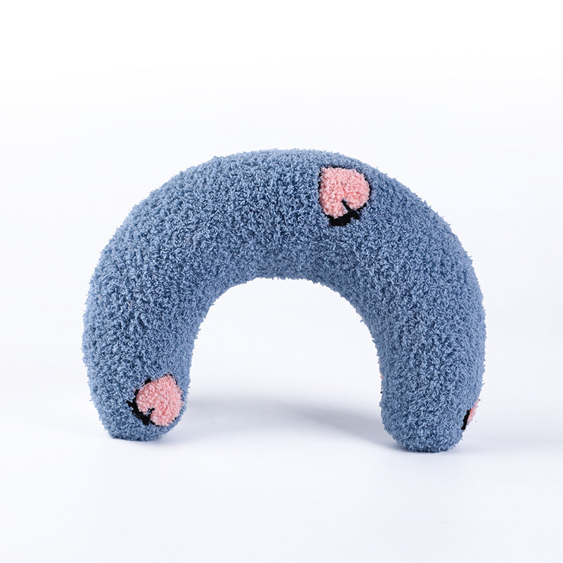 PetRest Coussin de confort en forme de U apaisant pour petits chiens et chats