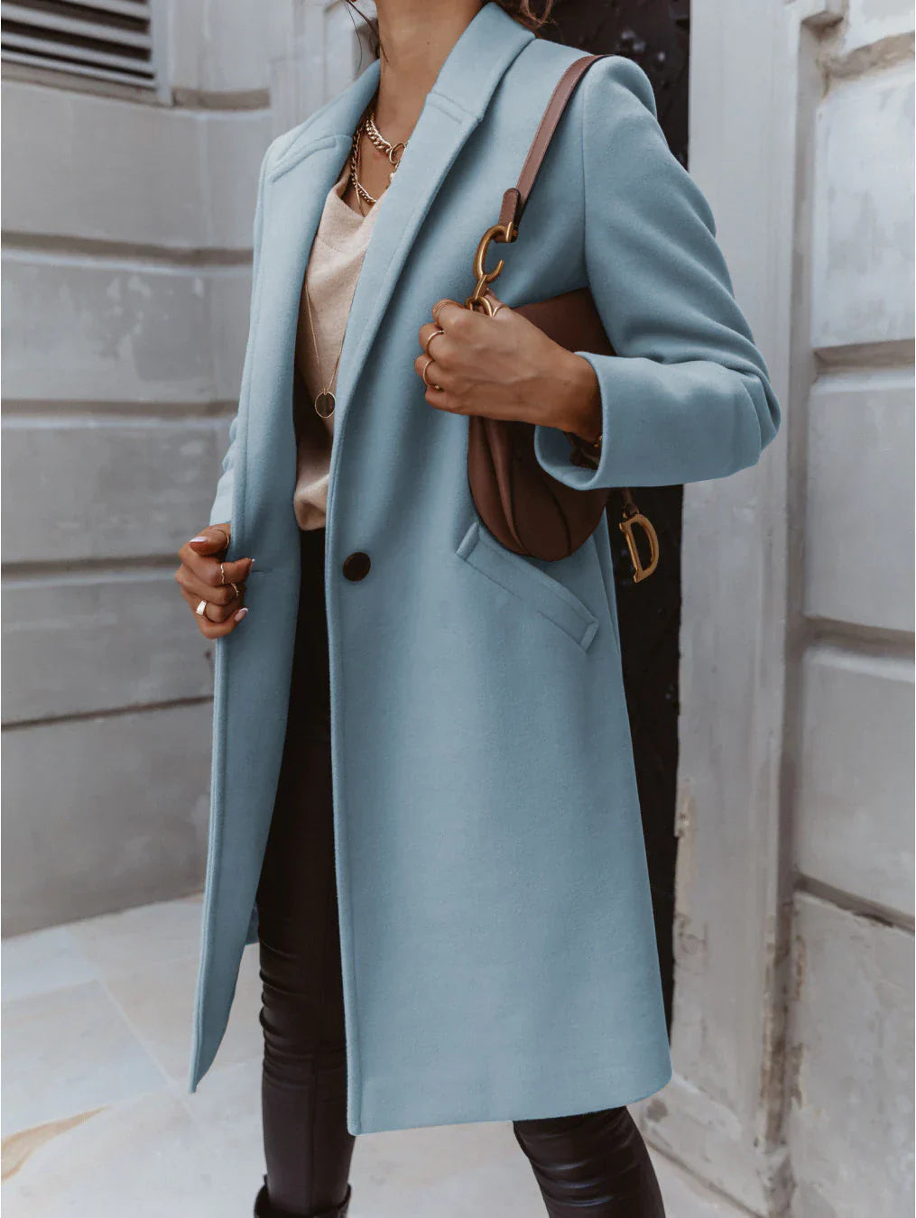 Manteau long classique Elena